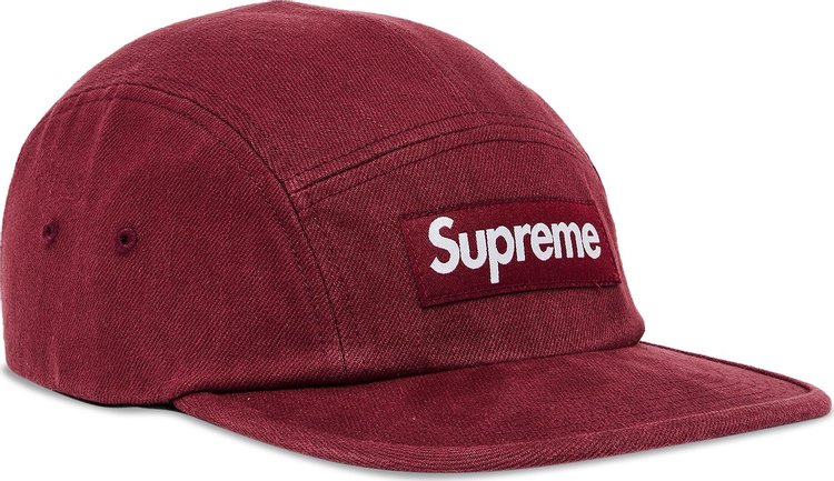 Supreme Denim Camp Cap Red