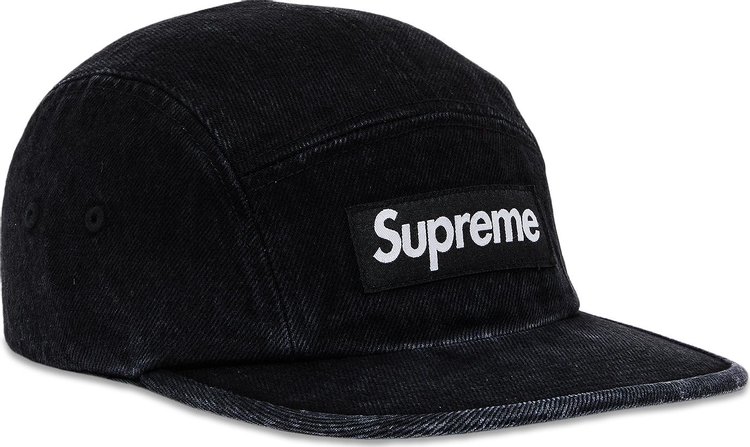 Supreme Denim Camp Cap Black