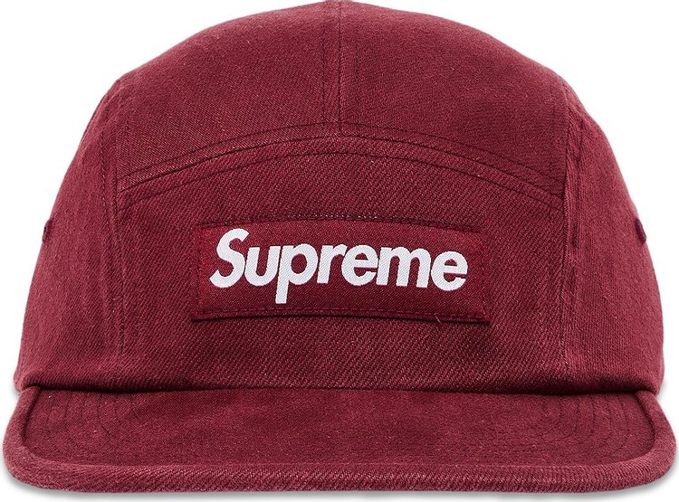 Supreme Denim Camp Cap Red