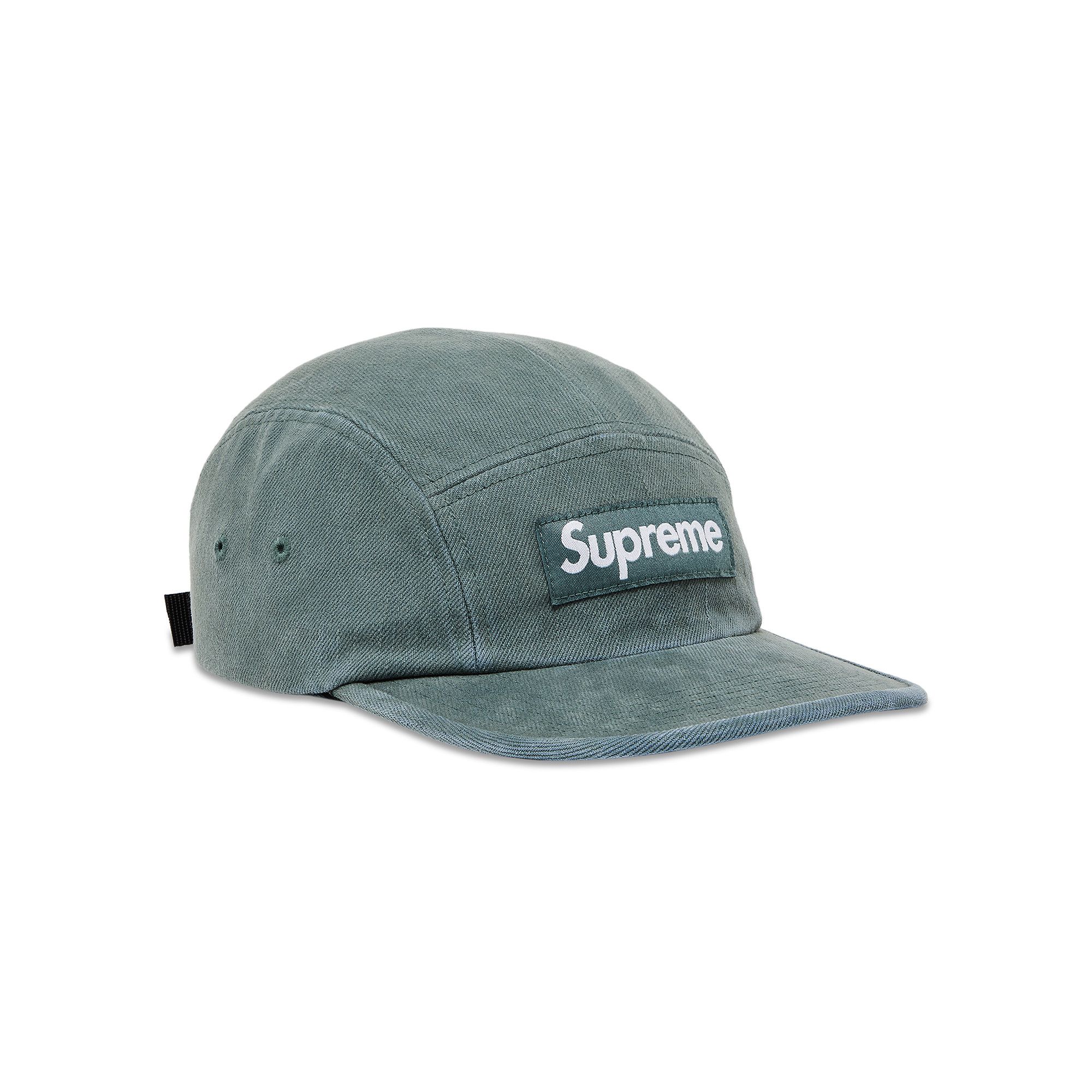 シュプリーム Supreme Denim Camp Cap Teal