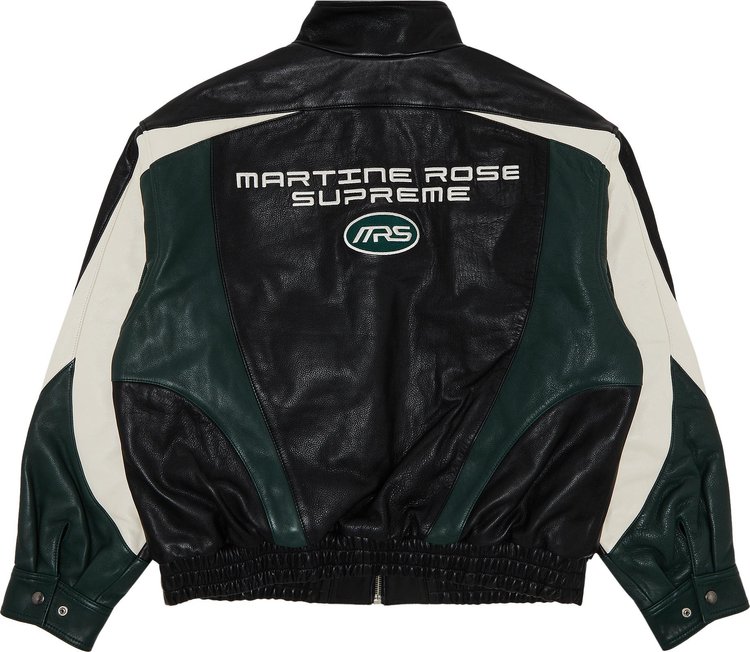 Supreme x Martine Rose Leather Jacket Black