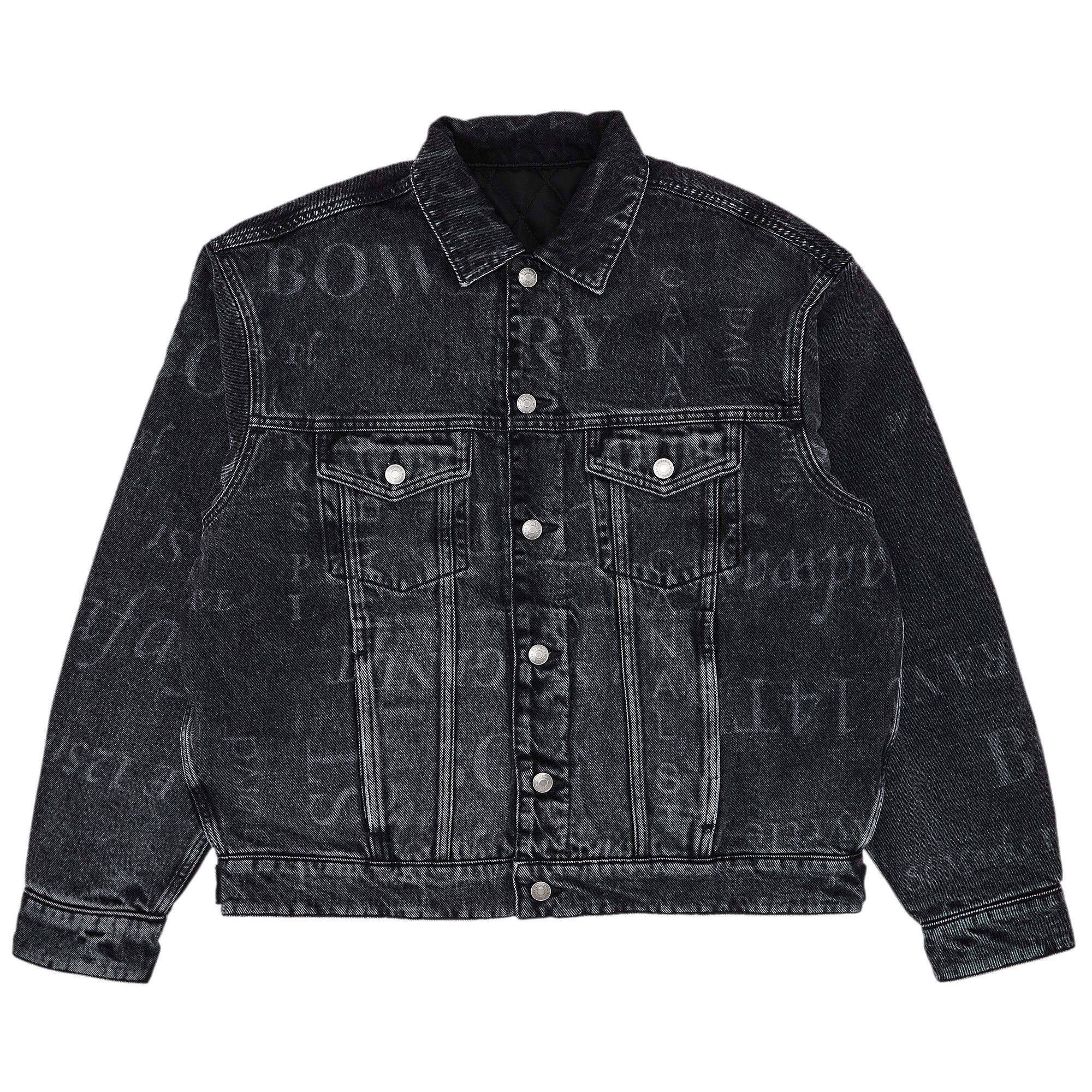 Buy Supreme x Martine Rose Reversible Trucker Jacket 'Washed Black