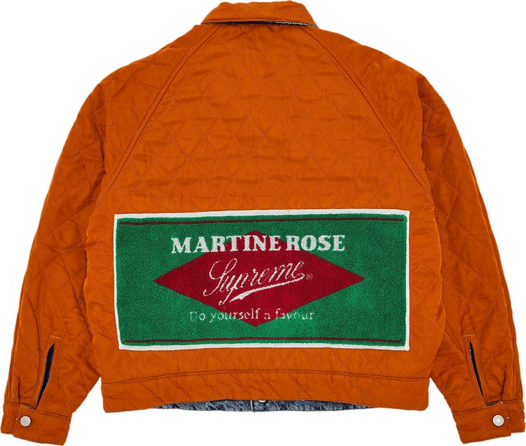 Supreme x Martine Rose Reversible Trucker Jacket Washed Blue