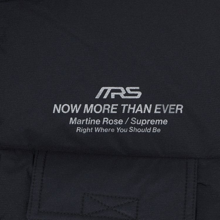 Supreme x Martine Rose Down Puffer Jacket Black