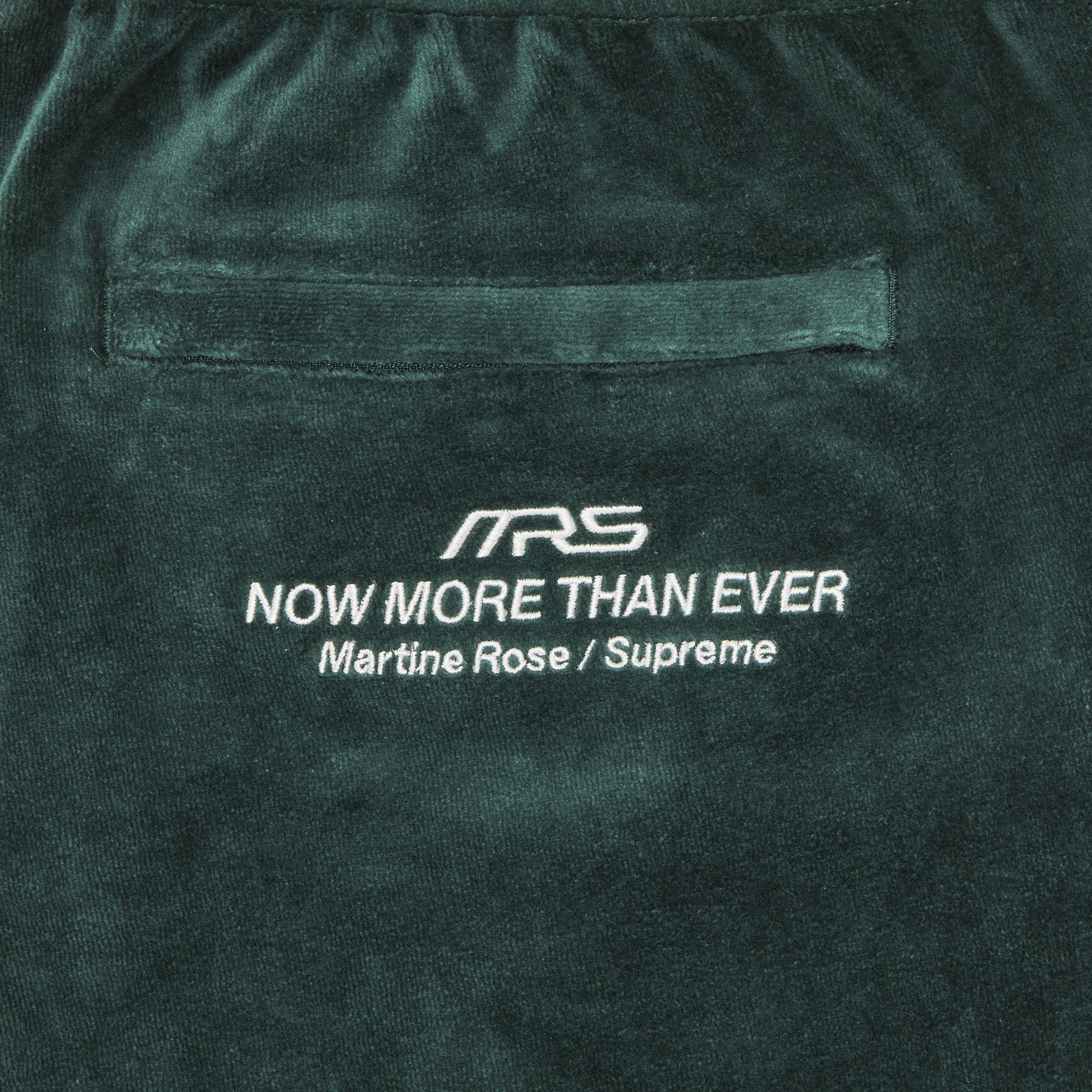 Buy Supreme x Martine Rose Velour Track Pant 'Green' - FW24P13