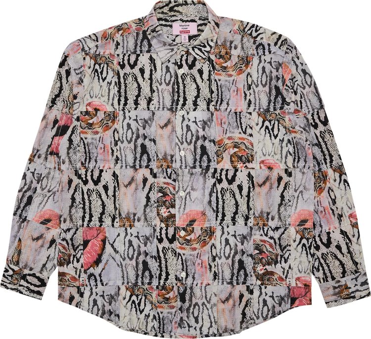 Supreme x Martine Rose Patchwork Shirt Multicolor