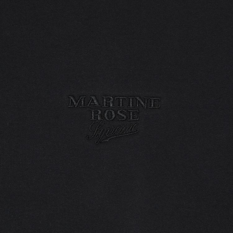 Supreme x Martine Rose Towel Zip Up Hooded Sweatshirt Black