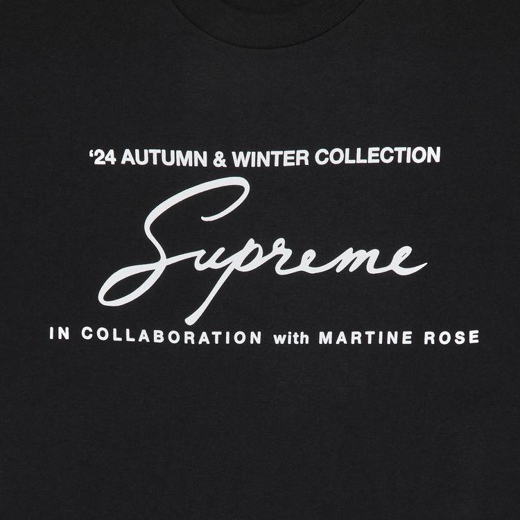 Supreme x Martine Rose Tee Black