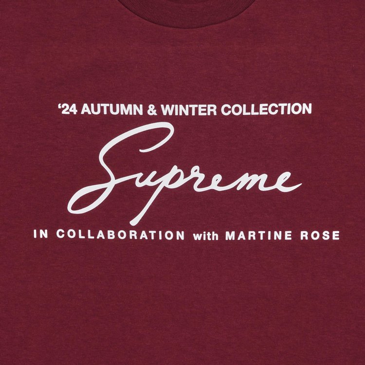 Supreme x Martine Rose Tee Cardinal