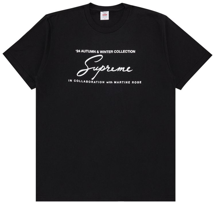 Supreme x Martine Rose Tee Black