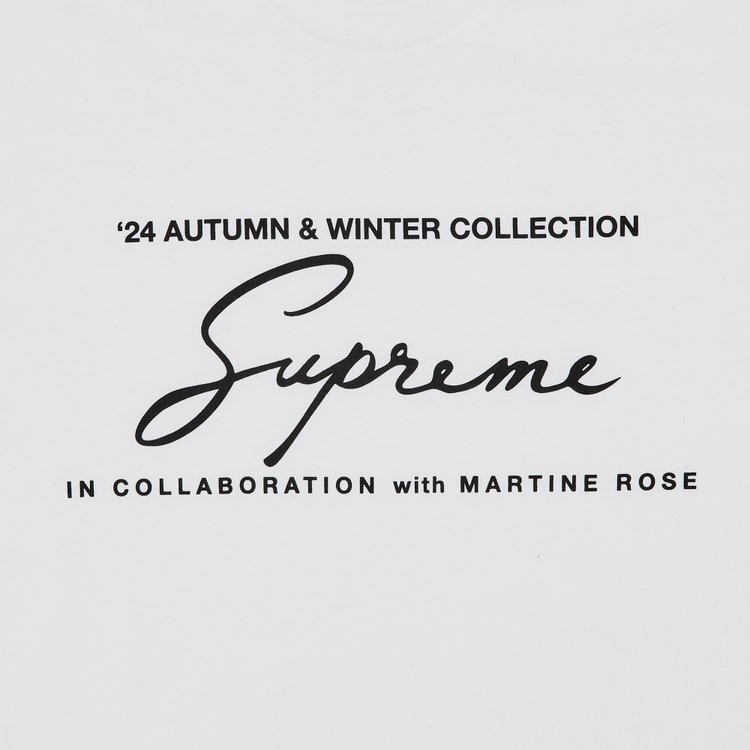 Supreme x Martine Rose Tee White