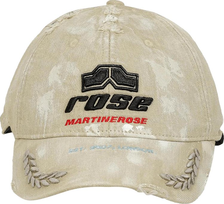 Martine Rose Rolled Back Cap Beige