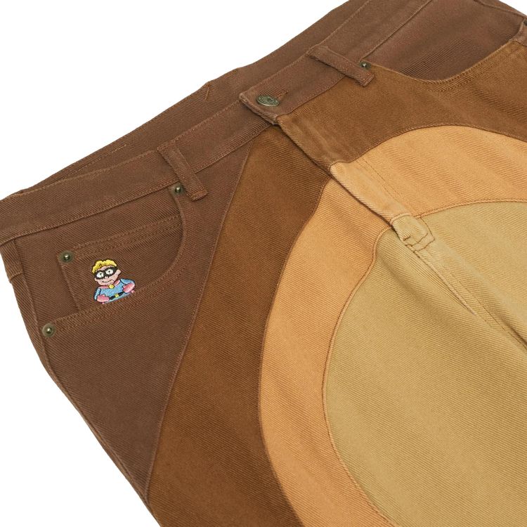 KidSuper Wavy Pants Brown