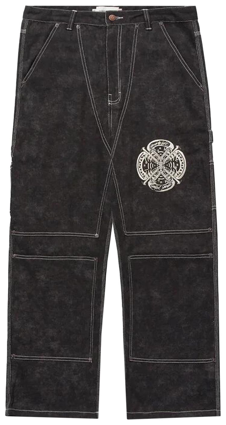 Honor The Gift Washed Carpenter Ankle Pant Black