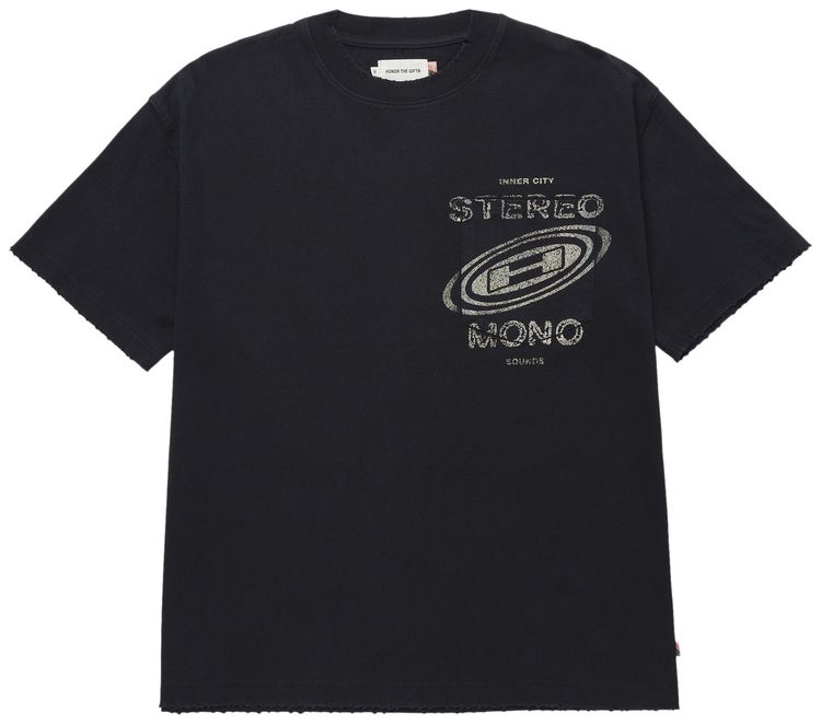 Honor The Gift Stereo Mono Tee Black