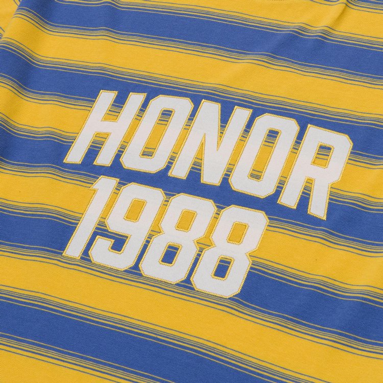 Honor The Gift 1988 Box Stripe Tee Yellow