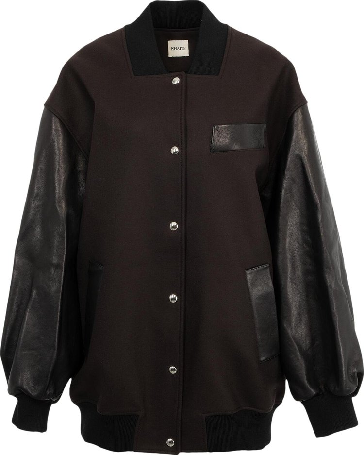 Khaite Spencer Jacket Dark Brown