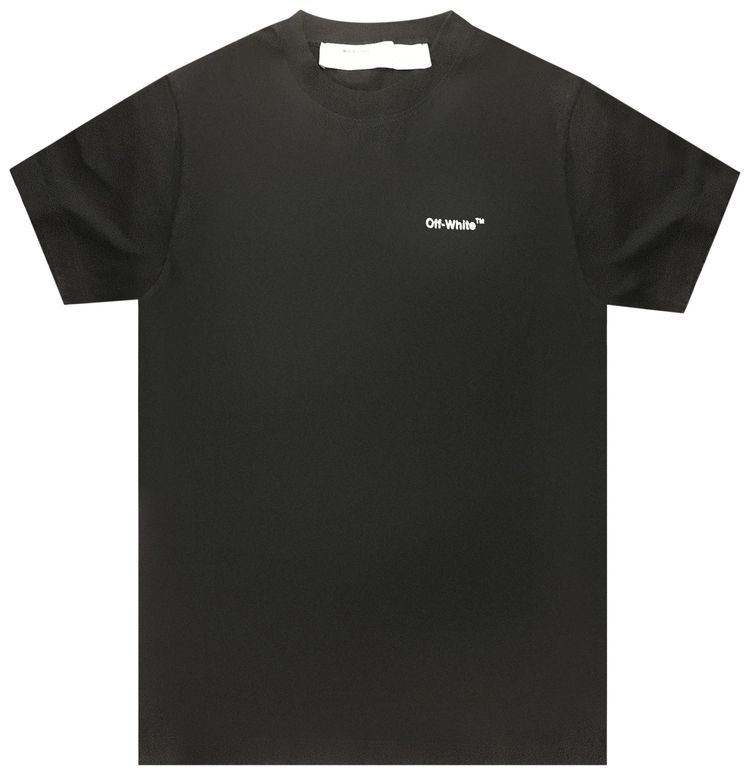 Off White Marker Arrows Sketch Oversized T Shirt Black