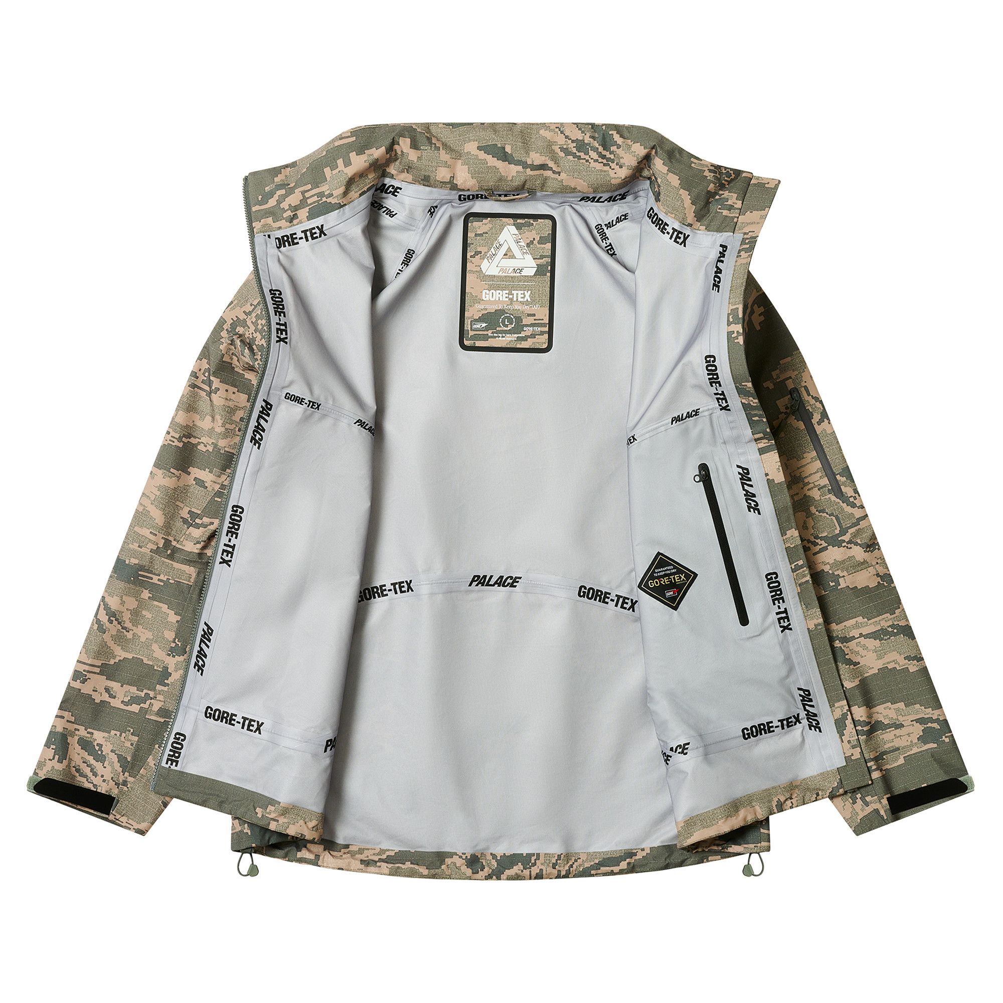 Buy Palace GORE-TEX 3L M-TEK Jacket 'Tiger Digi Camo' - P27JK025 | GOAT SA