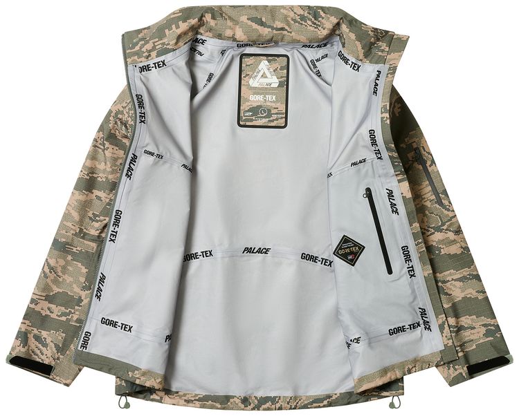 Palace GORE TEX 3L M TEK Jacket Tiger Digi Camo