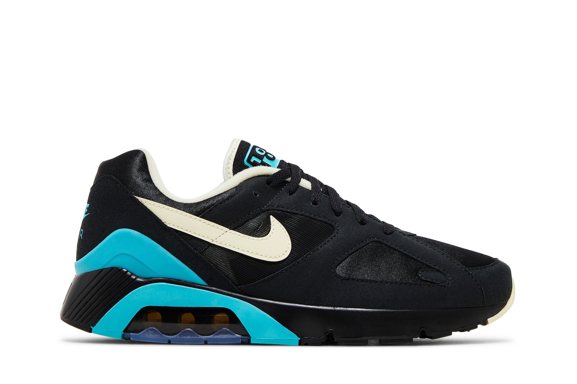 Black air max 180 hot sale