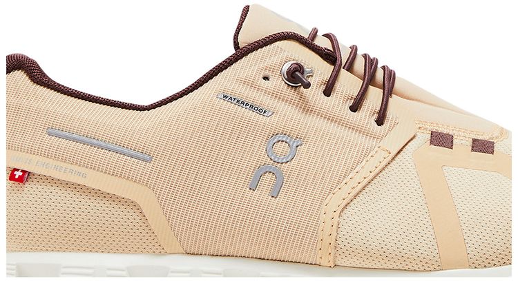 ON Wmns Cloud 5 Waterproof Savannah Ivory