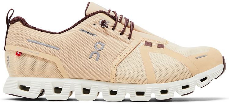 ON Wmns Cloud 5 Waterproof Savannah Ivory
