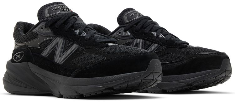New Balance 990v6 Big Kid Black Metallic