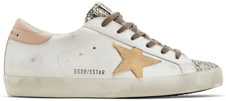 Golden Goose Wmns Superstar Platinum Glitter Toe