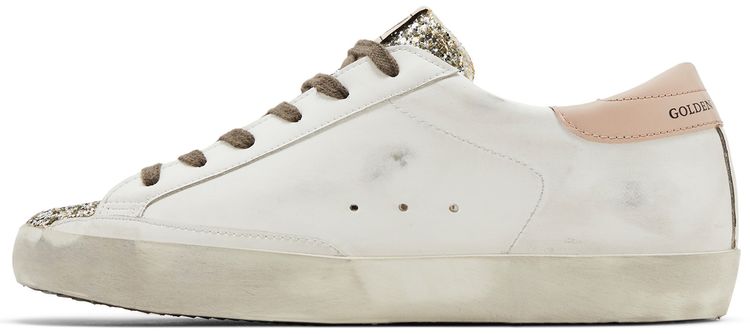 Golden Goose Wmns Superstar Platinum Glitter Toe