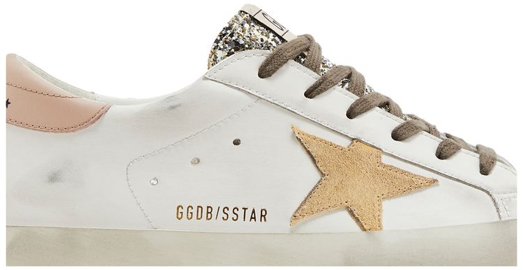 Golden Goose Wmns Superstar Platinum Glitter Toe