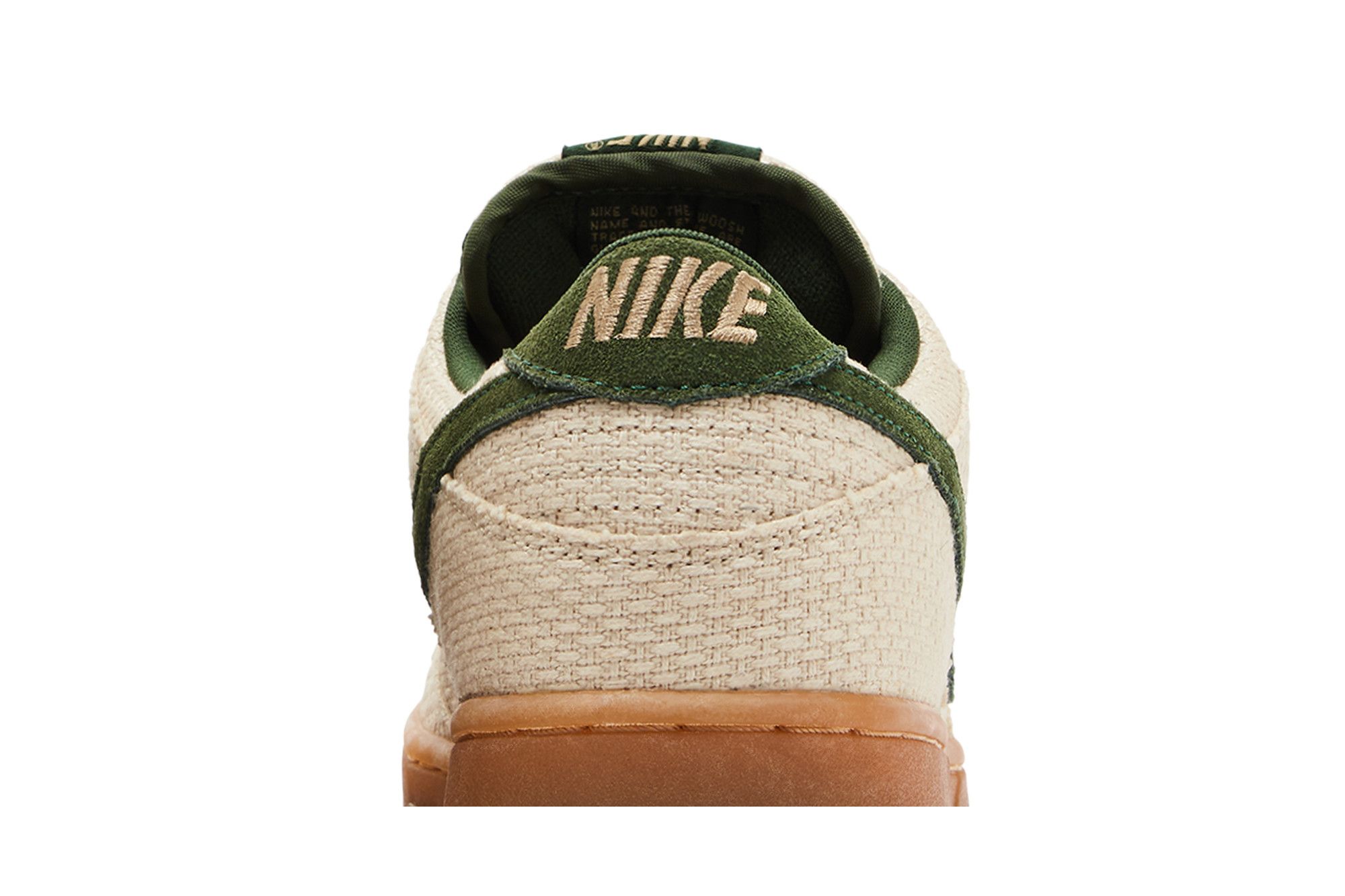 Size 7.0 Dunk Low Pro SB Green Hemp