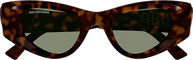 Balenciaga Cat Eye Sunglasses HavanaGreen