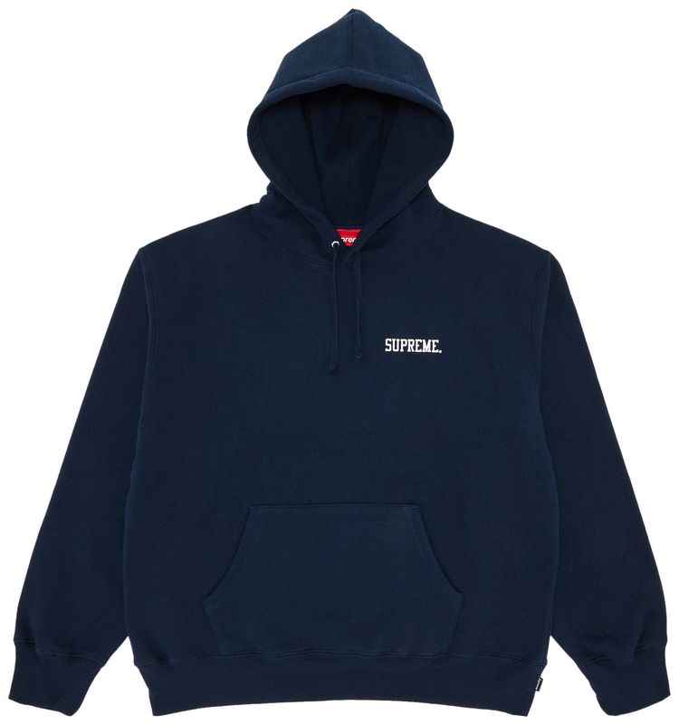 Supreme Anarchy Hooded Sweatshirt Navy