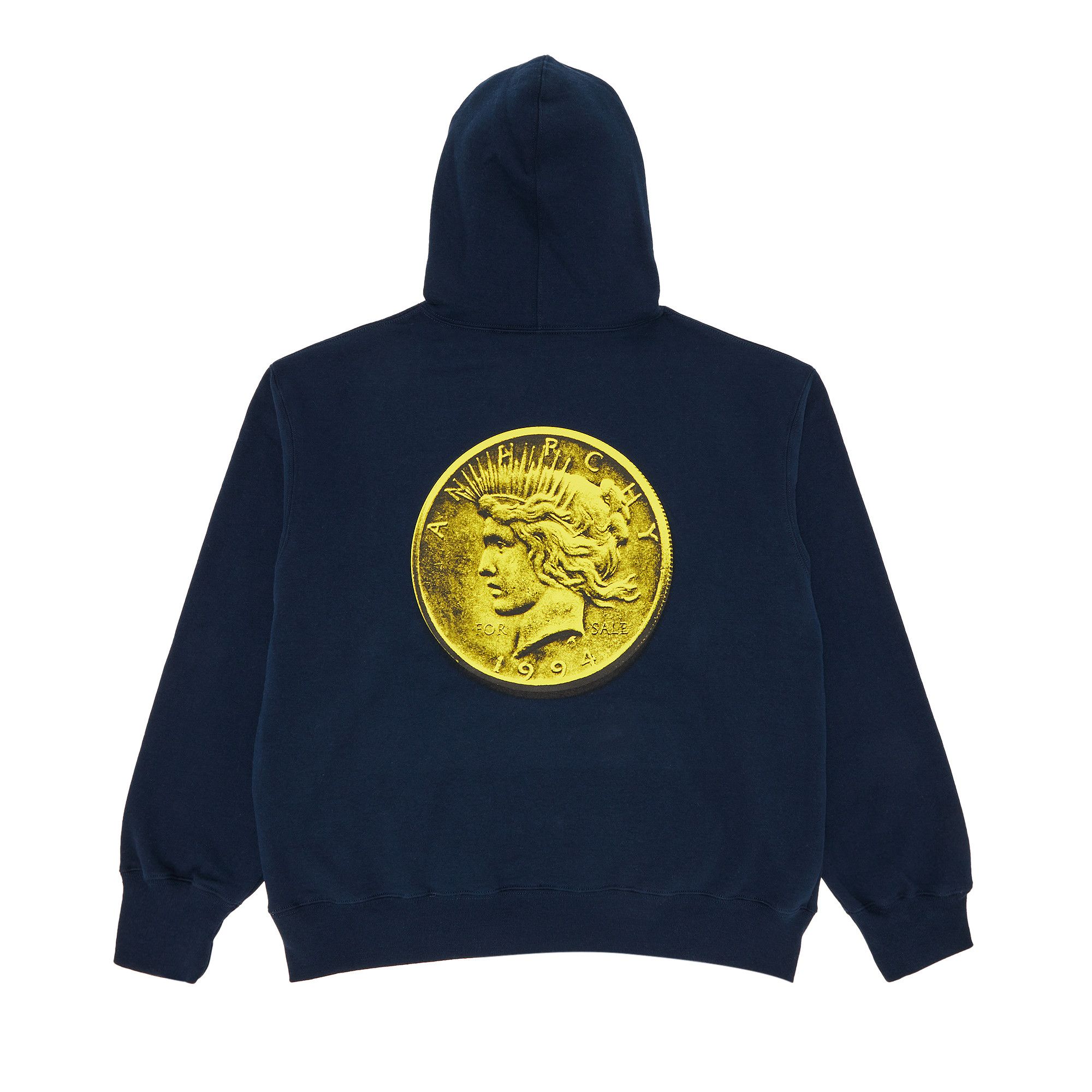 Buy Supreme Anarchy Hooded Sweatshirt 'Navy' - FW24SW35 NAVY | GOAT