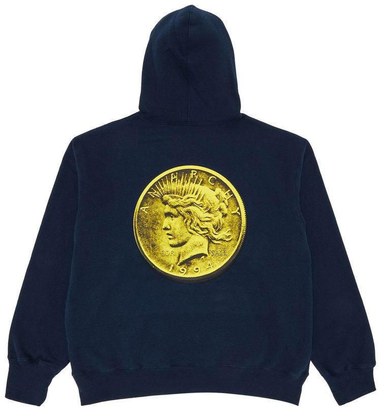 Supreme Anarchy Hooded Sweatshirt Navy