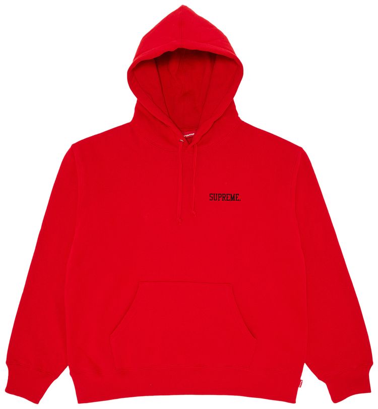 Supreme Anarchy Hooded Sweatshirt Red