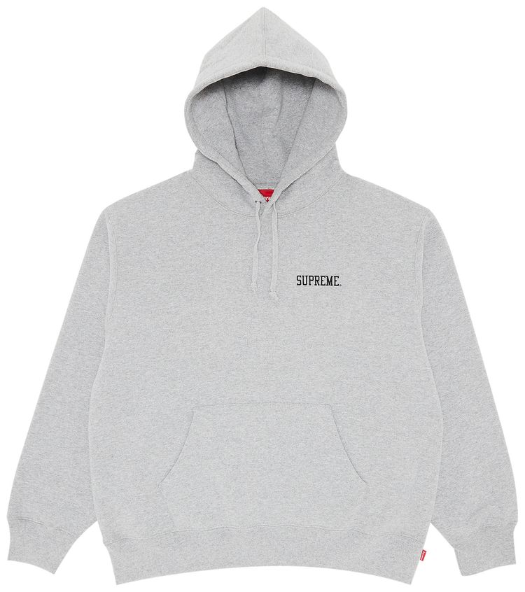Supreme Anarchy Hooded Sweatshirt Heather Grey