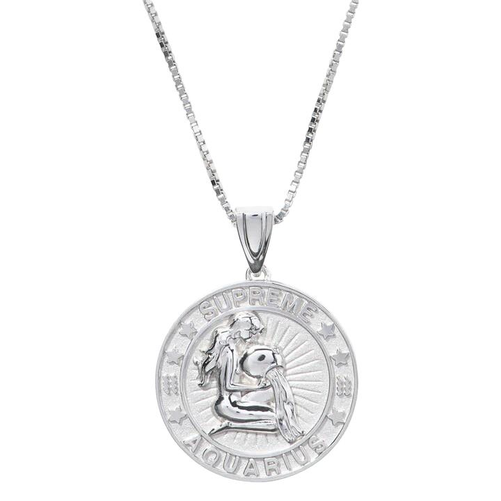Buy Supreme x Jacob&Co Sterling Silver Zodiac Pendant 'Silver