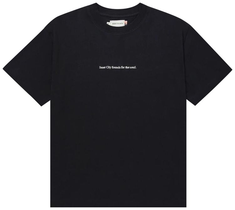 Honor The Gift HTG Records Oval Logo Tee Black