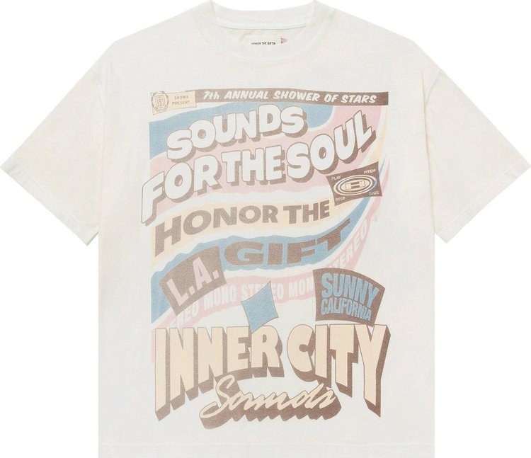 Honor The Gift Sounds For The Soul Tee Cream