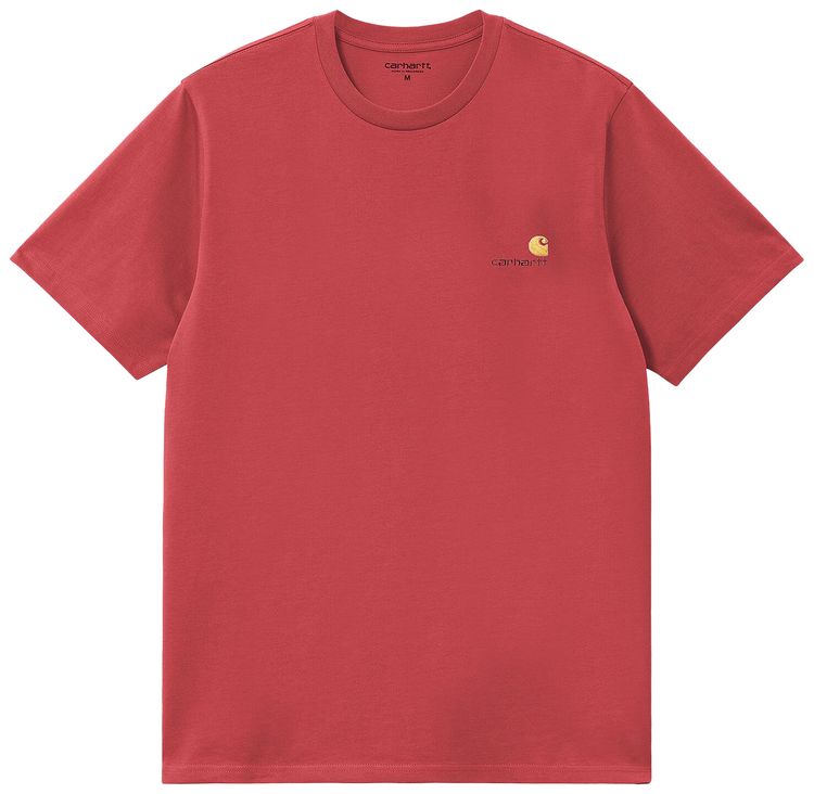 Carhartt WIP American Script T Shirt Tuscany
