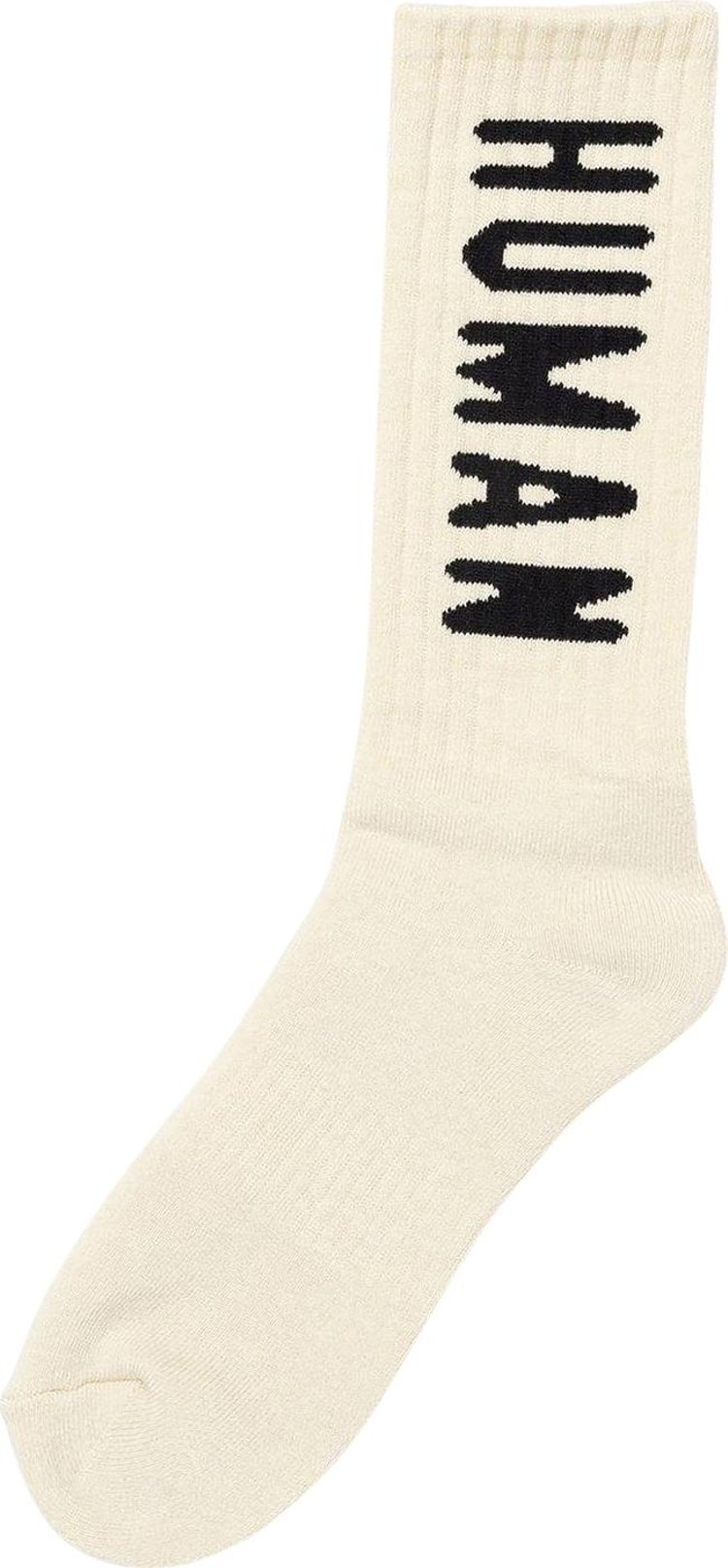 Human Made Hm Logo Socks White