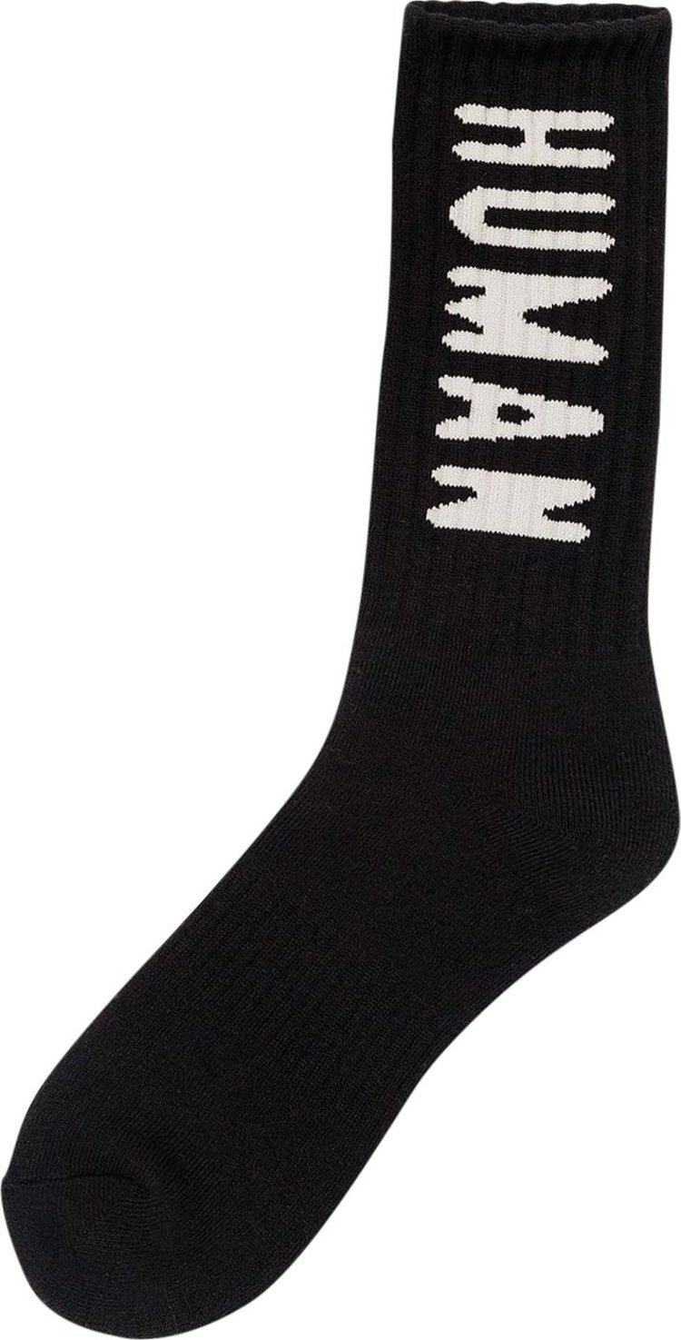 Human Made Hm Logo Socks Black