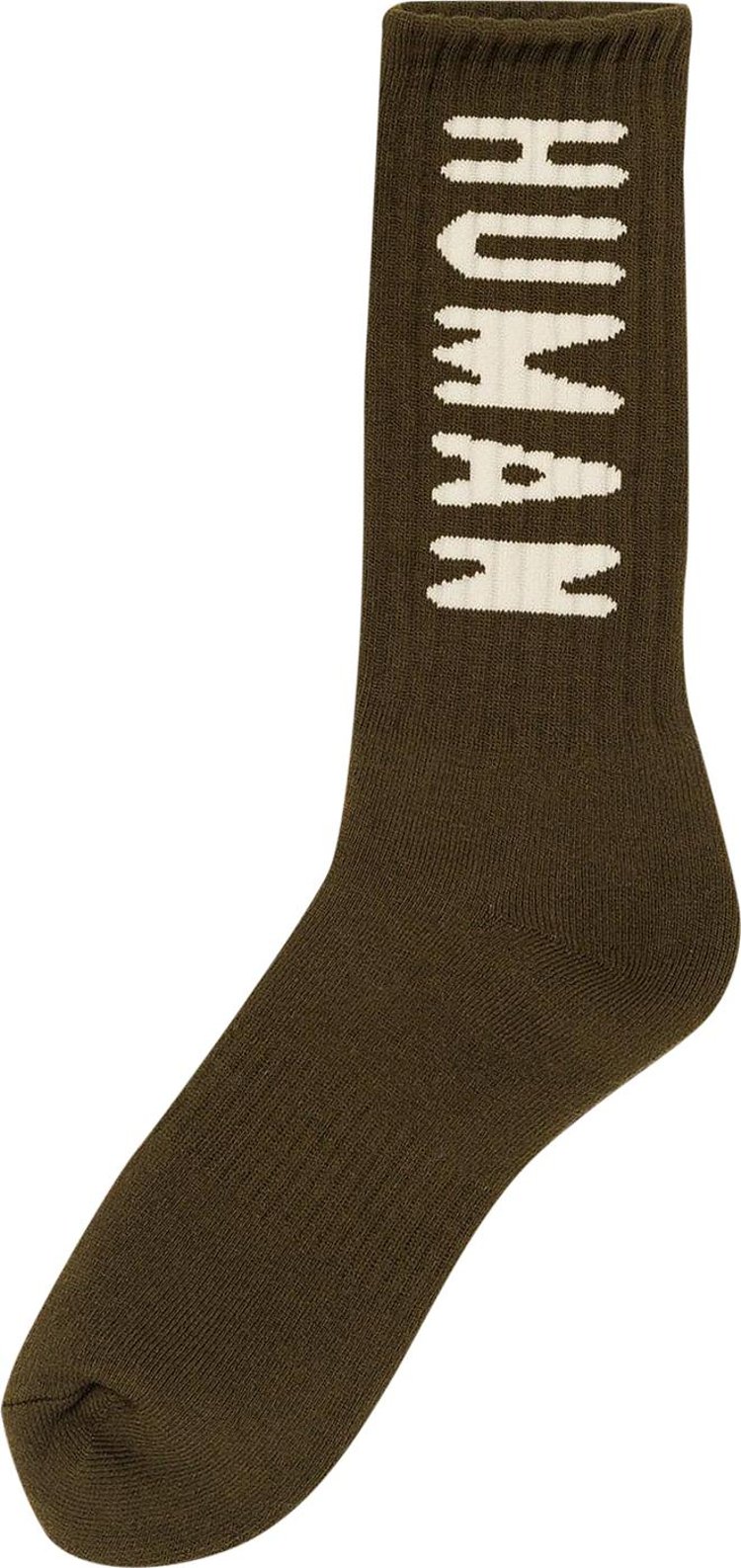 Human Made HM Logo Socks Olive Drab