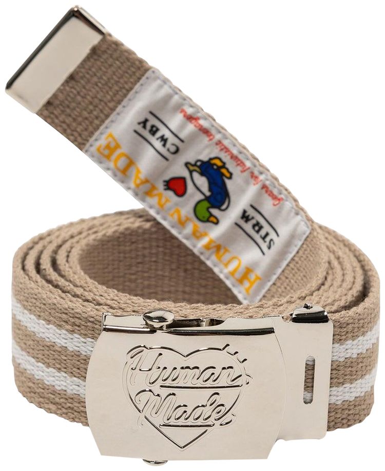 Human Made Web Belt Beige