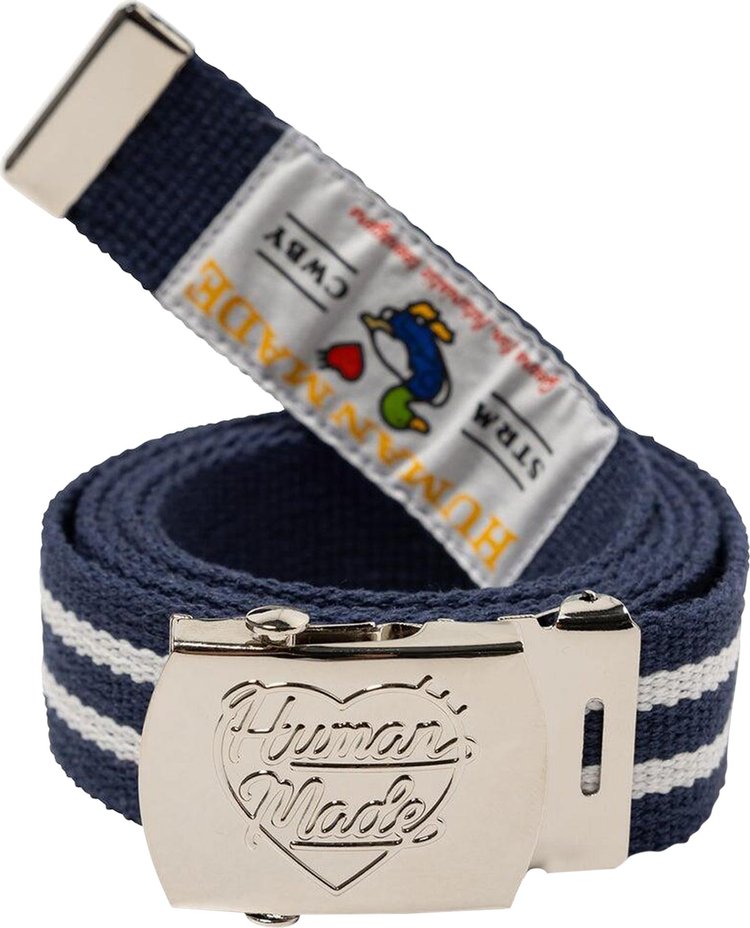 Human Made Web Belt Navy