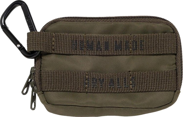 Human Made Military Card Case Olive Drab