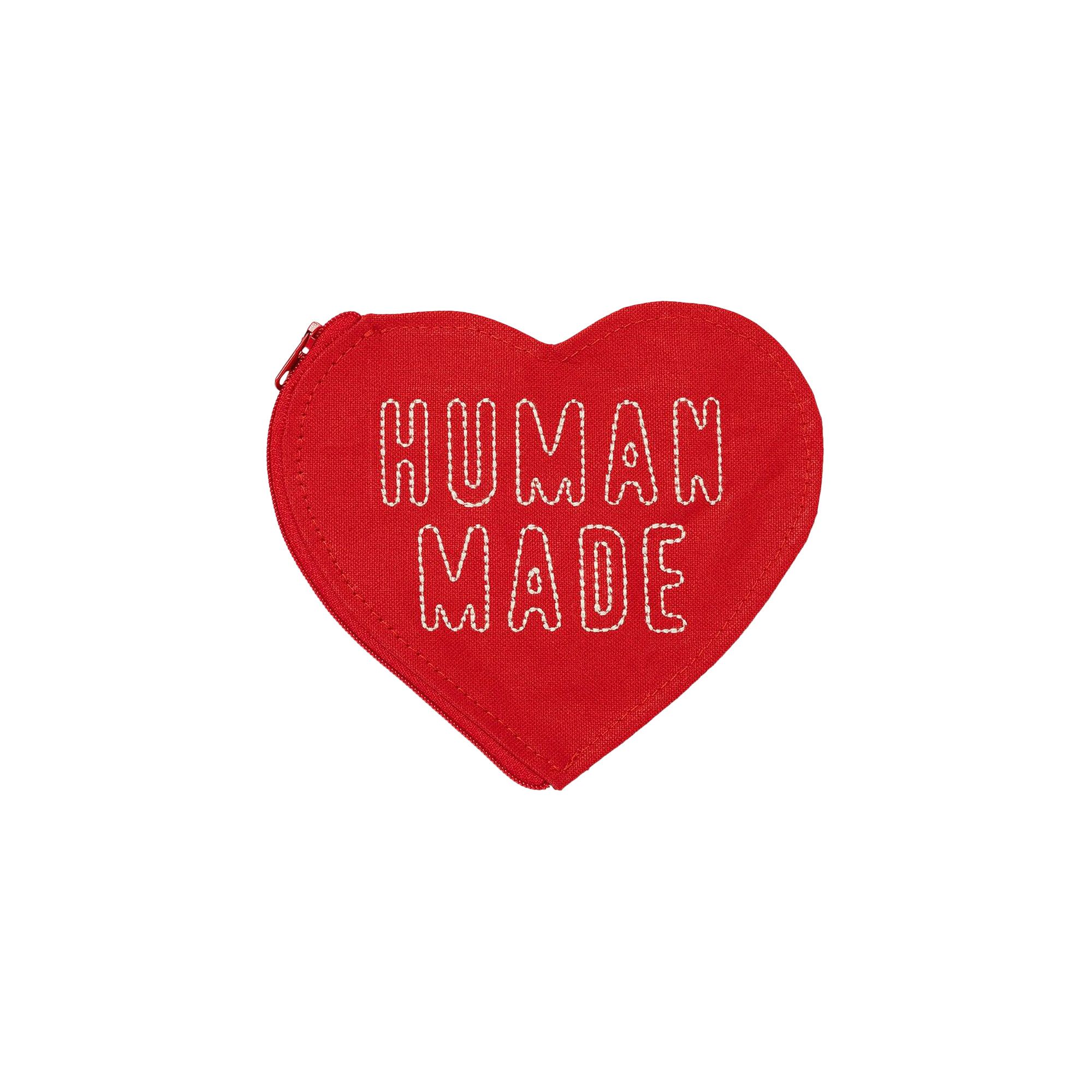 Buy Human Made Heart Bank Pouch 'Red' - HM28GD058 RED | GOAT