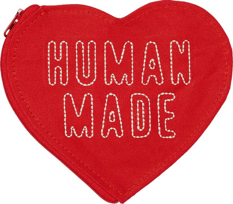 Human Made Heart Bank Pouch Red